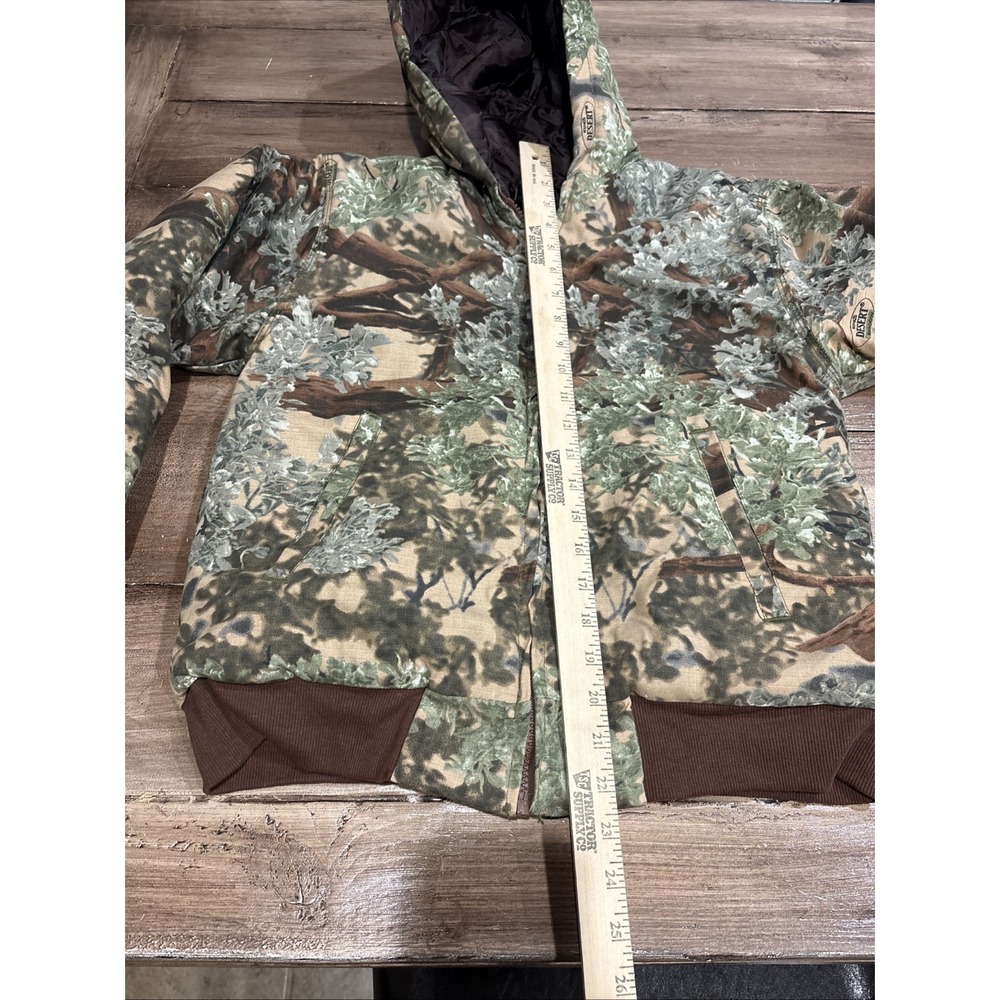 KINGS Camo Coat Kids Youth Large Hunting Jacket Carhartt Style Quilted Hood - Picture 7 of 10